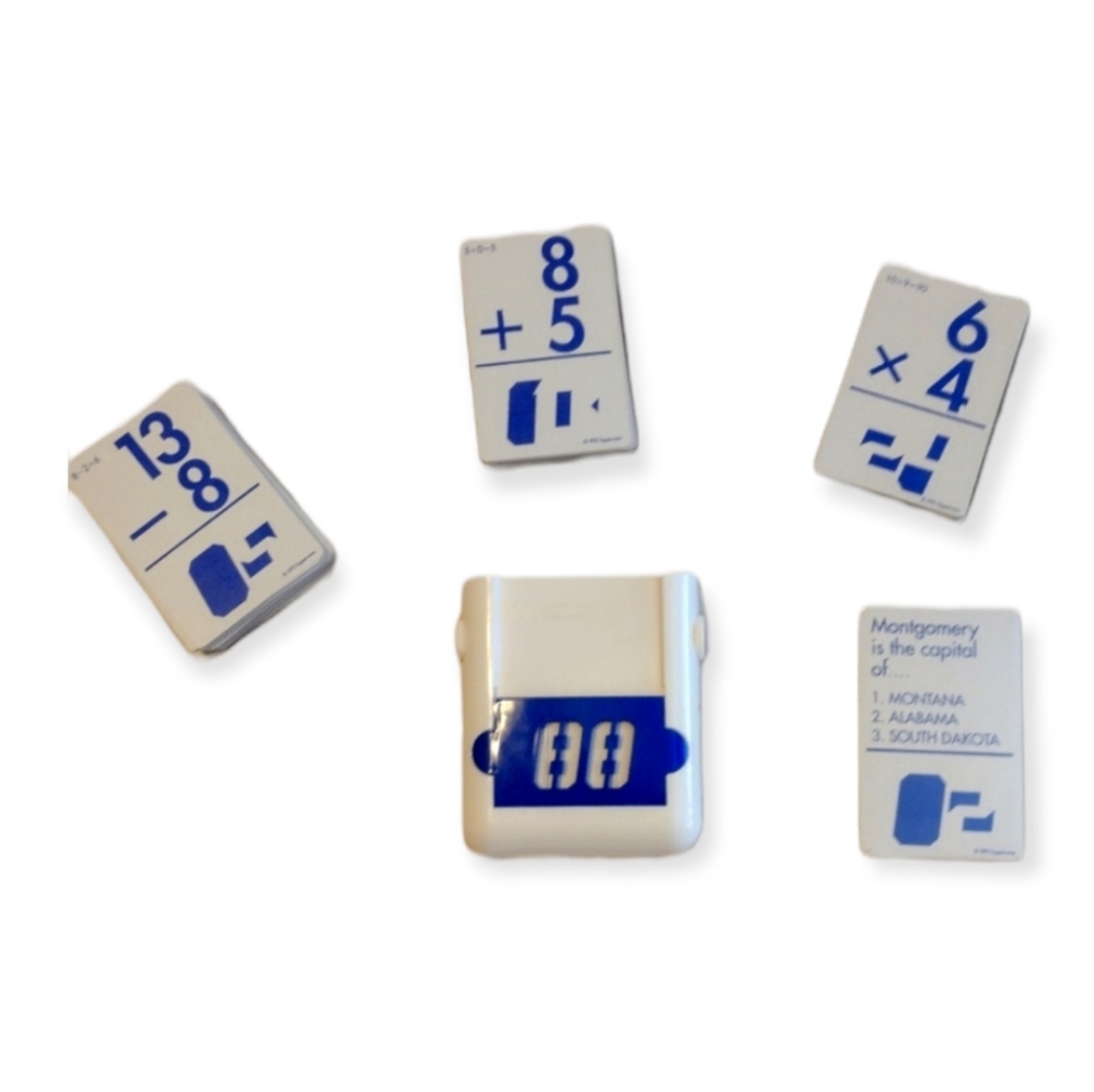 VINTAGE TUPPERWARE "FUN IN A FLASH" FLASH CARDS